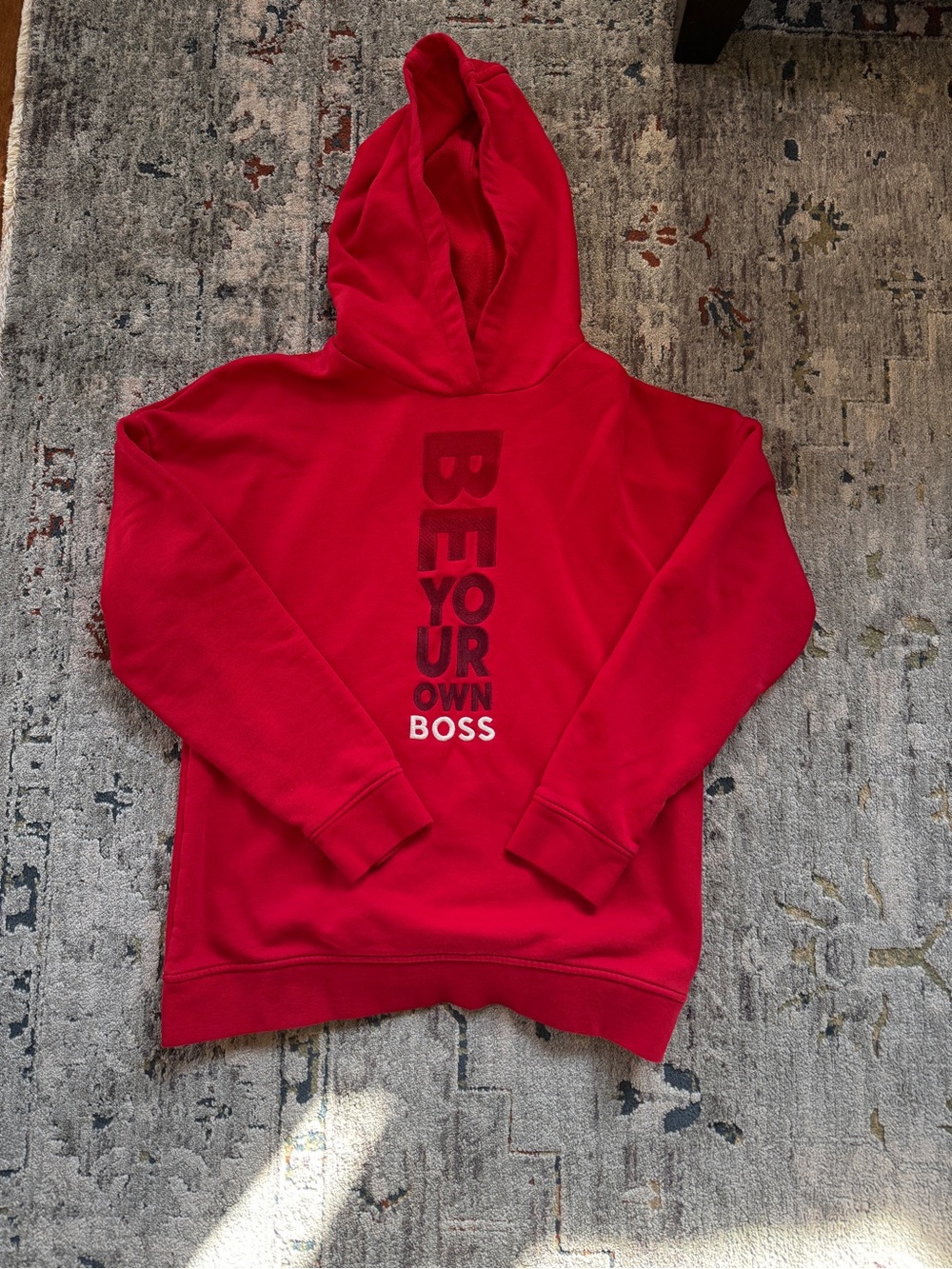 Boss - Red "Be Your Own Boss" Sweatshirt
